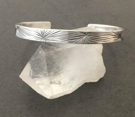 Emma Cotton Spinafex Cuff Silver Bracelet
