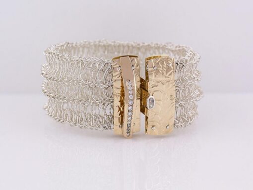 Gemma Baker Diamond Knitted Cuff