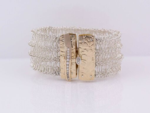 Gemma Baker Diamond Knitted Cuff Gba312