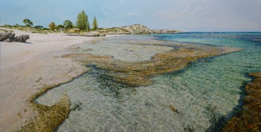 Larry Mitchell The Basin Rottnest Painting