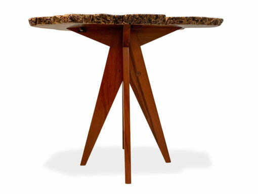 47 Natural Jarrah Burl Bar Table