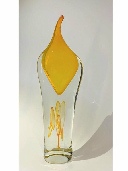 Eileen Gordon Evolution Bottle Yellow Glass
