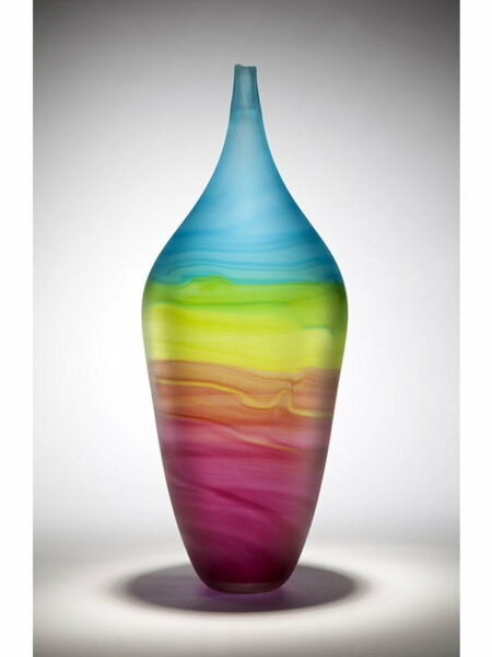 Eileen Gordon Ocean Sunset Bottle Tall Glass