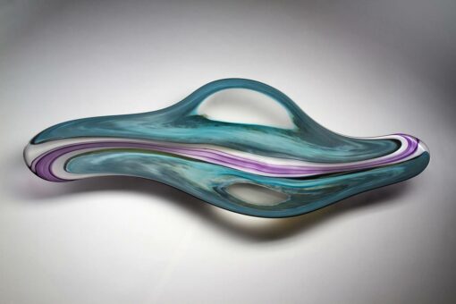 Grant Donaldson Incalmo Coolamon Platter Glass Art