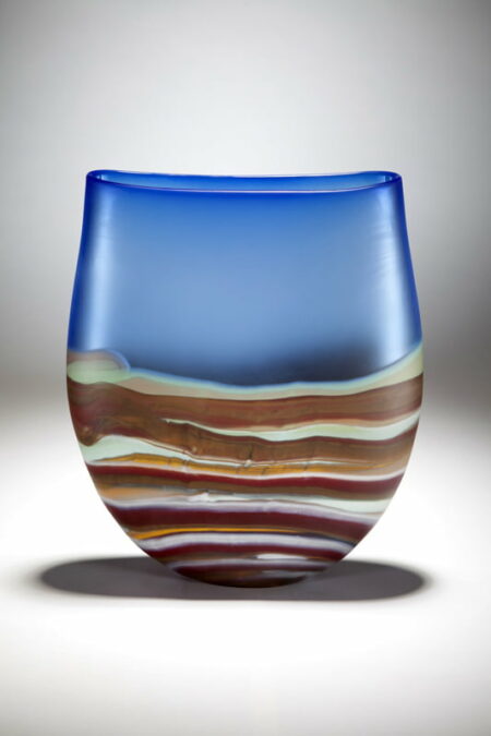Grant Donaldson Landscape Vase Glass Art