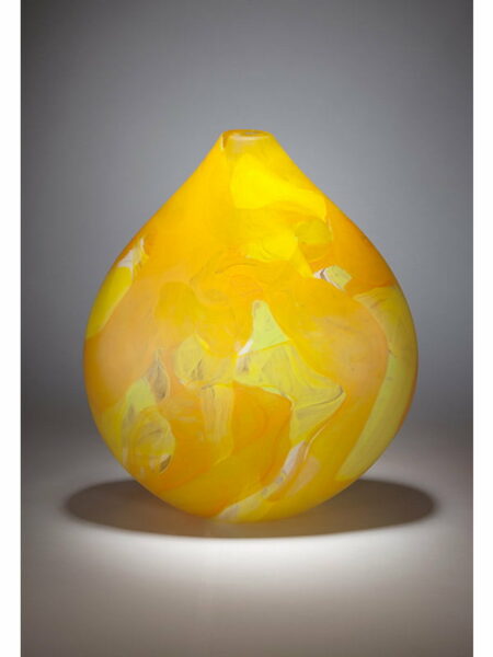 Grant Donaldson Yellow Glass Vase