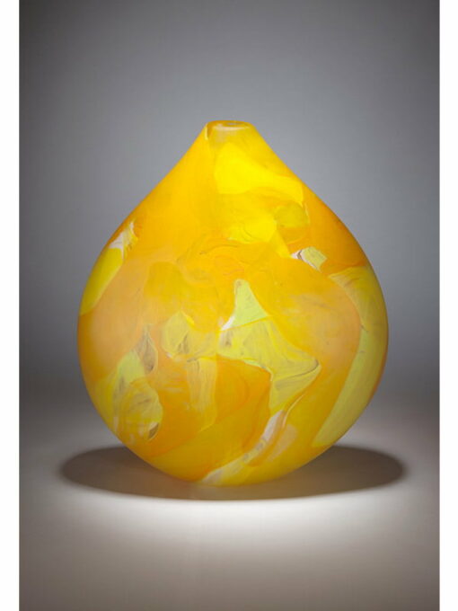 Grant Donaldson Yellow Glass Vase
