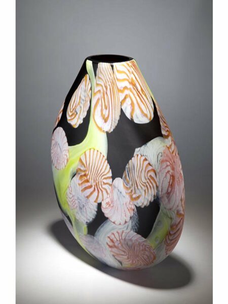 Grant Donladson Night Garden Glass Vase Side