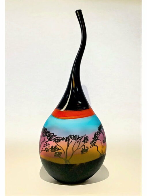 Grant Donladson Under The Mily Way Glass Vase