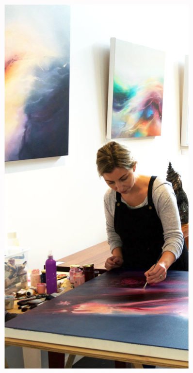 liv vardy painting in jahroc galleries