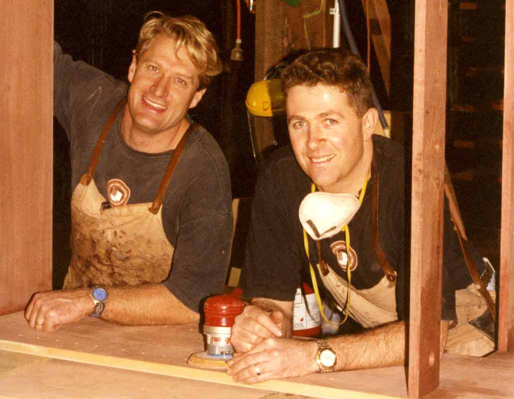 Gary Bennett and David Paris in York, 1996