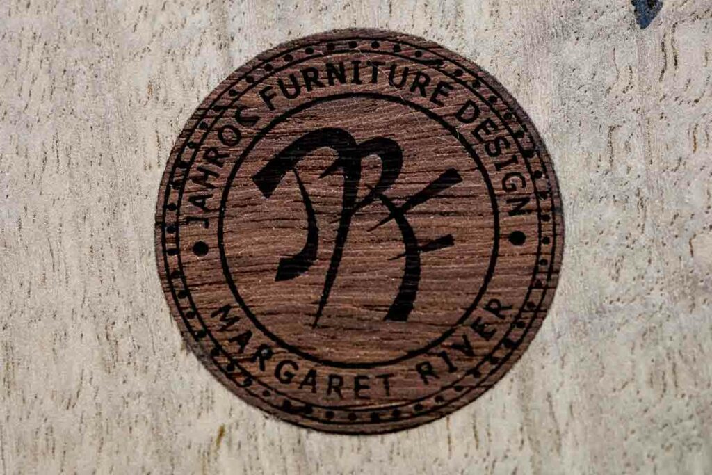 Jahroc Story So Far Logo On Wood
