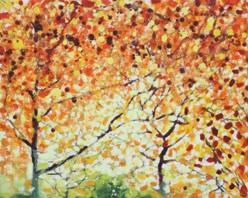 Joe Webster Autumn Pair Painting