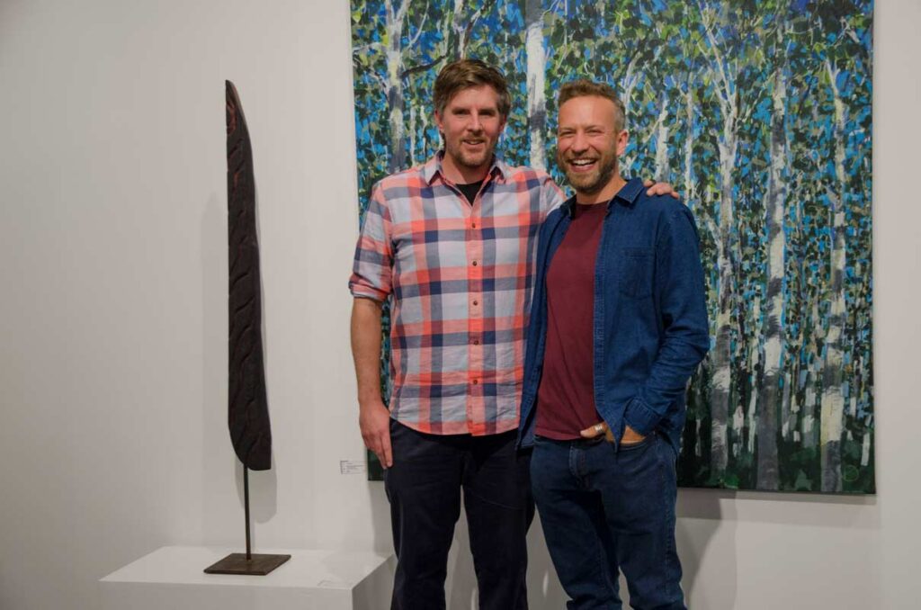 On Location Exhibition Opening Night Stuart Mcmillan And Joe Webster