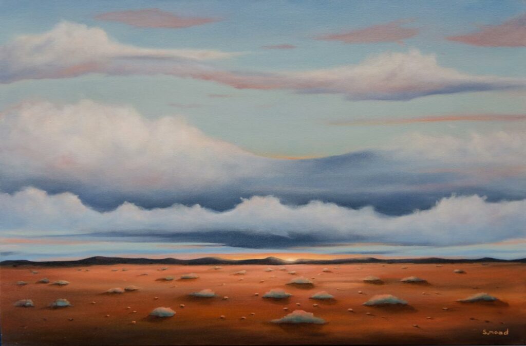 Shane Moad Sunrise In Pilbara Painting