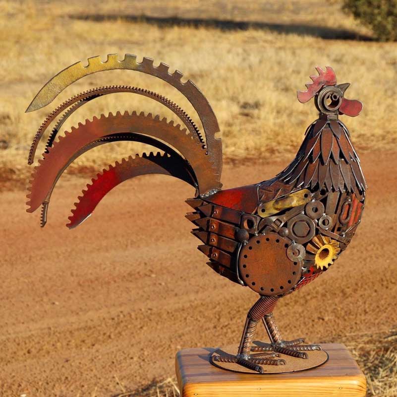 Jordan Sprigg The Bantam Metal Sculpture