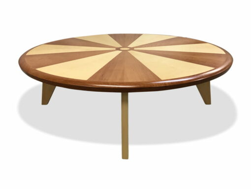 Sunburst Round Coffee Table Side