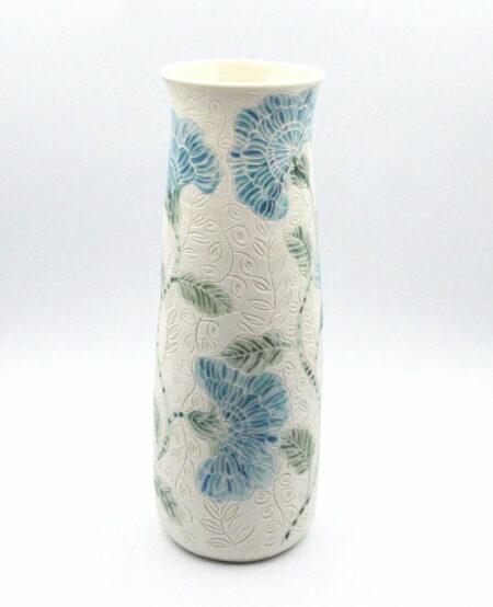 Dariya Gratte Carved Porcelain Vase Top