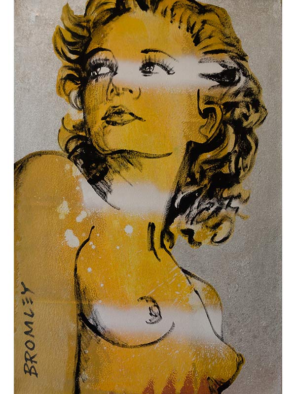 Hillary In Yellow David Bromley Painting