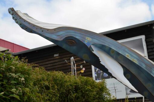 Jake Coghlan Breaching Whale Jinyo 4 Metal Sculpture