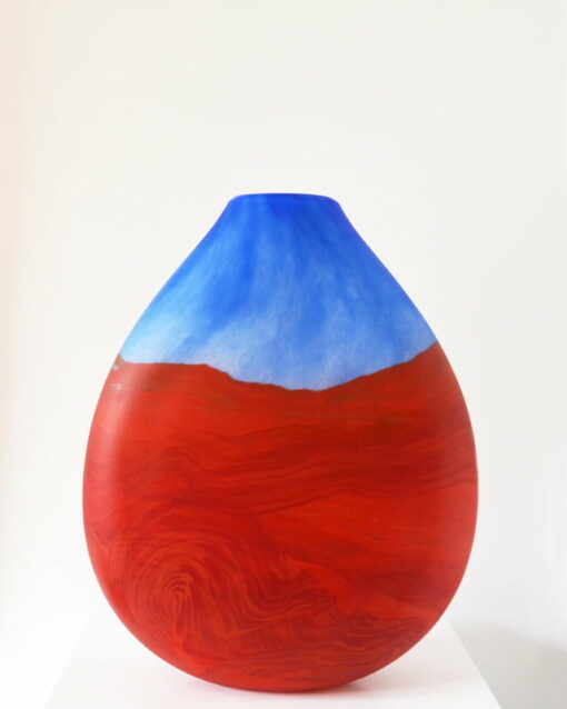 Grant Donladson Landscape Vase Rear