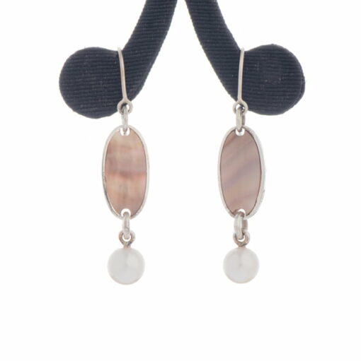 Jane Liddon Earings Pearl Shell Akoya Round Pearls