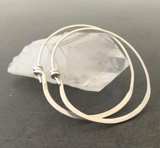 Emma Cotton Forged Hoop Earings