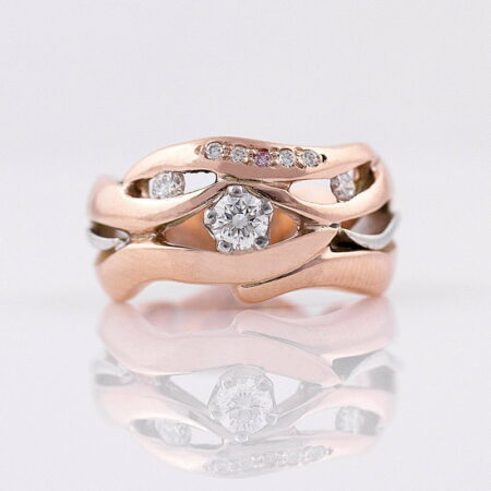 Gemma Baker Pink Diamond Rose Gold Ring