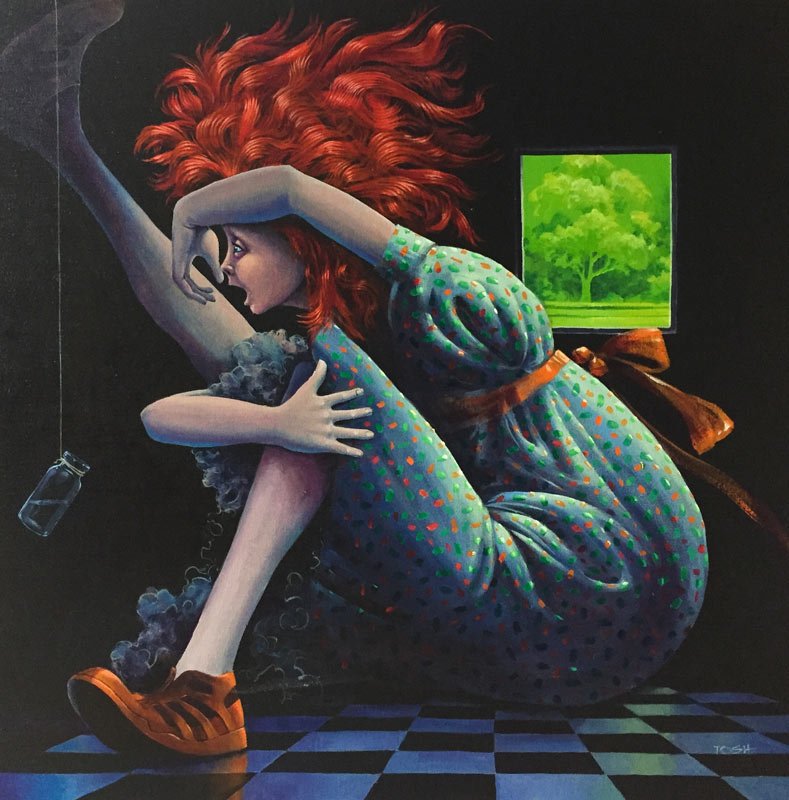 John Mcintosh Big Alice 2 Painting