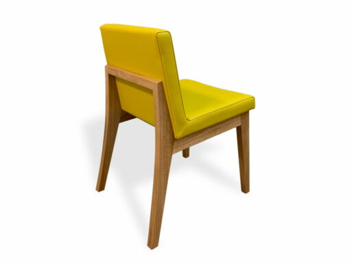 Bremer Dining Chair In Yellow Back