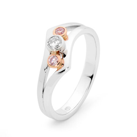 Desert Rose Jewellery Delightful Pink Diamond Dress Ring Edjr021