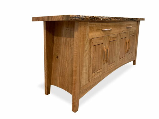 Warner Glen Curly Marri Sideboard Side View