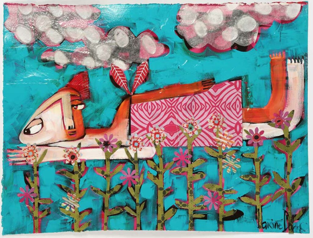 Janine Daddo Dreams Of Flying Painting