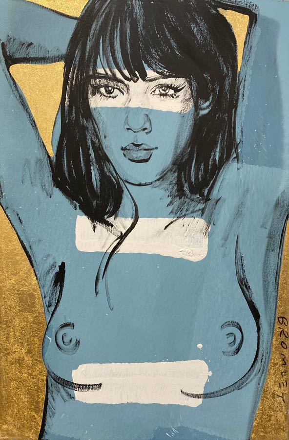 David Bromley Painitng Sophie Gold
