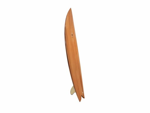 62 Fish Wooden Surfboard Angle