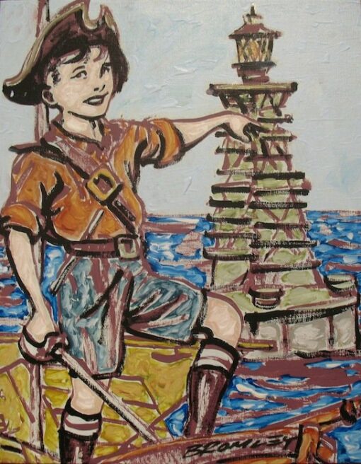 Dbr 183 Pirate Sailor Boy 36x46cn 2600