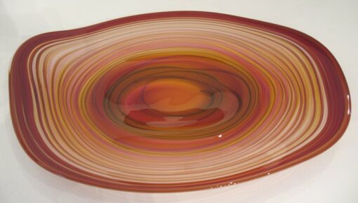 Eileen Gordon Centrifugal Platter Red