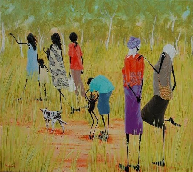 Judy Prosser Wet Season Women 122 X137cm 16000