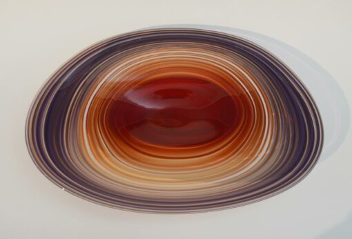 Eileen Gordon Centrifugal Platter Red Purple Top