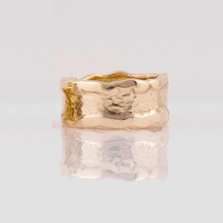 Gemma Baker Molten Gold Ring