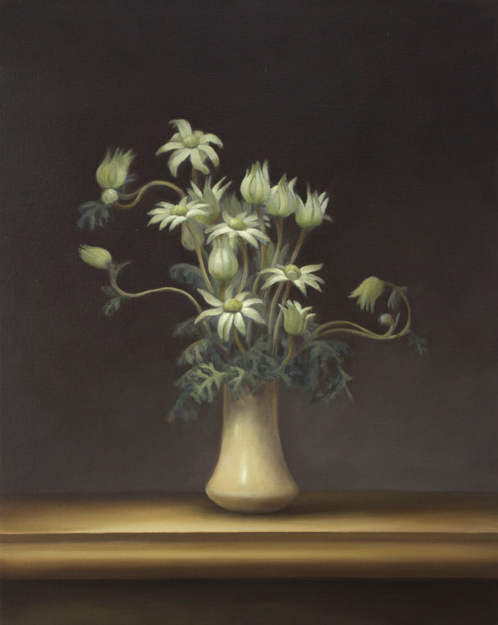 Philip Drummond Flannel Flowers Oil Painting
