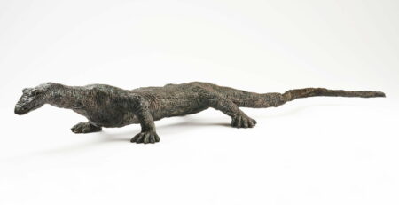 Brian Borschoff Monitor Lizard Sculpture Side