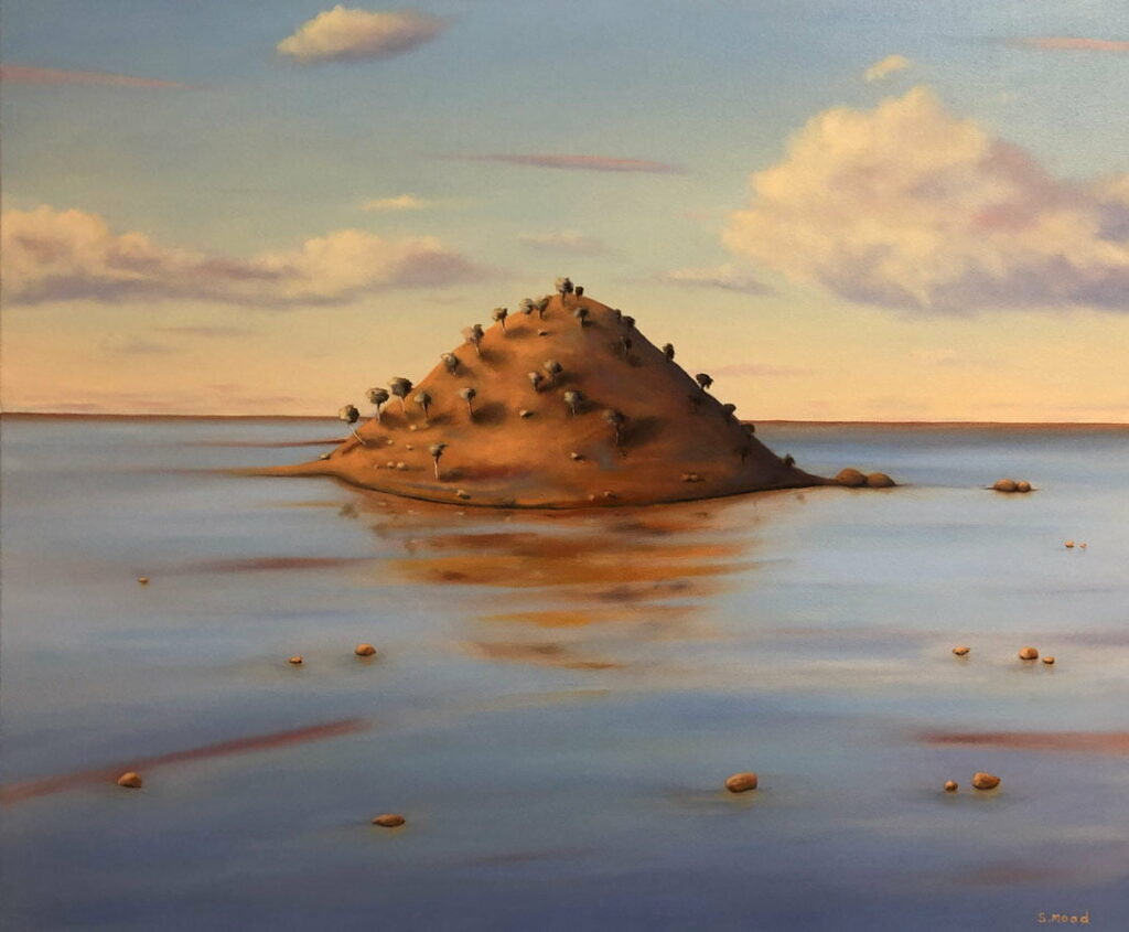 Shane Moad Small Hill Lake Ballard Painting