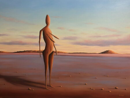 Shane Moad Woman Lake Ballard Painting