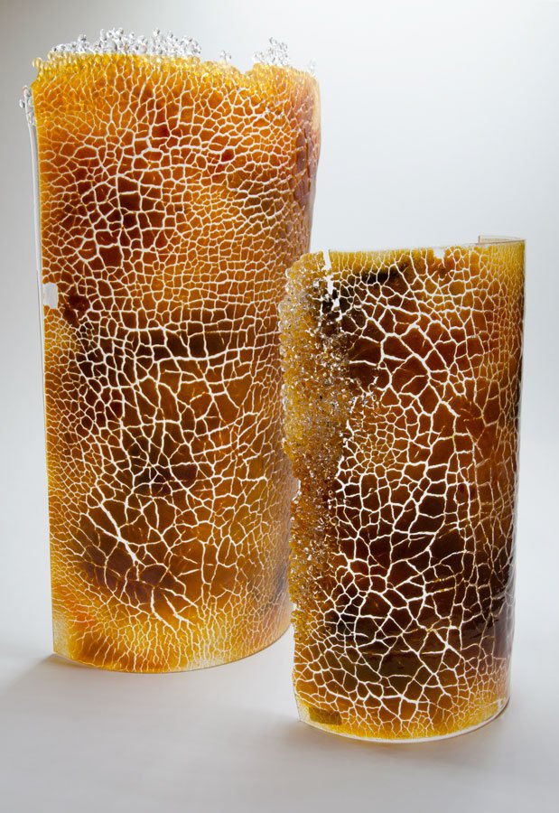 Silvana Ferrario Bark Ii And Iii Glass Siju2 And Siju3