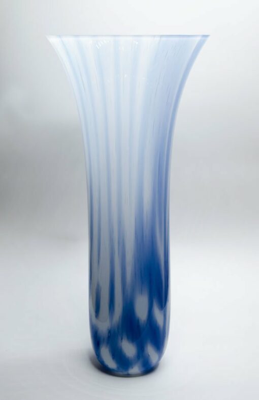 Silvana Ferrario Indigo Blue Of 1000 Years 12 Glass Vase Siju5