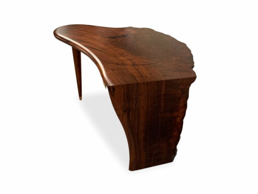 Cascade Jarrah Burl Writing Table By Jahroc Furniture Side