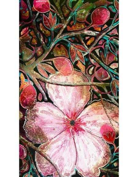 Astrid Dahl Cherry Blossom Painting