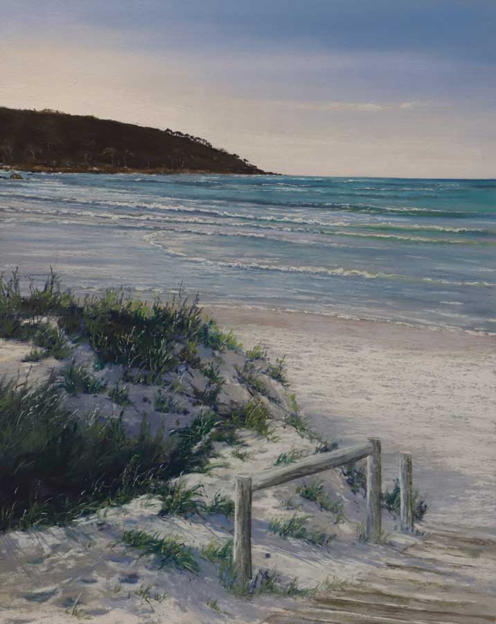 Ann Steer Morning Light Bunker Bay Painting