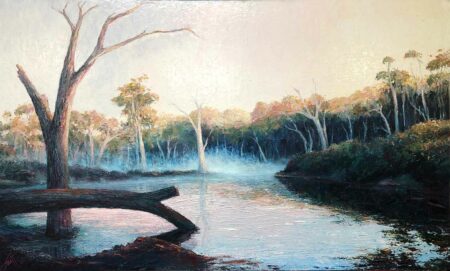 Peter Scott Morning Reflection Margaret River Painting